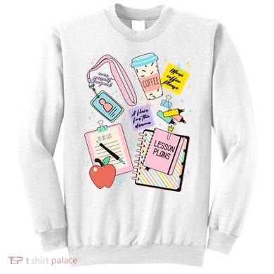 Cute Teacher Stuff School Life Sweatshirt