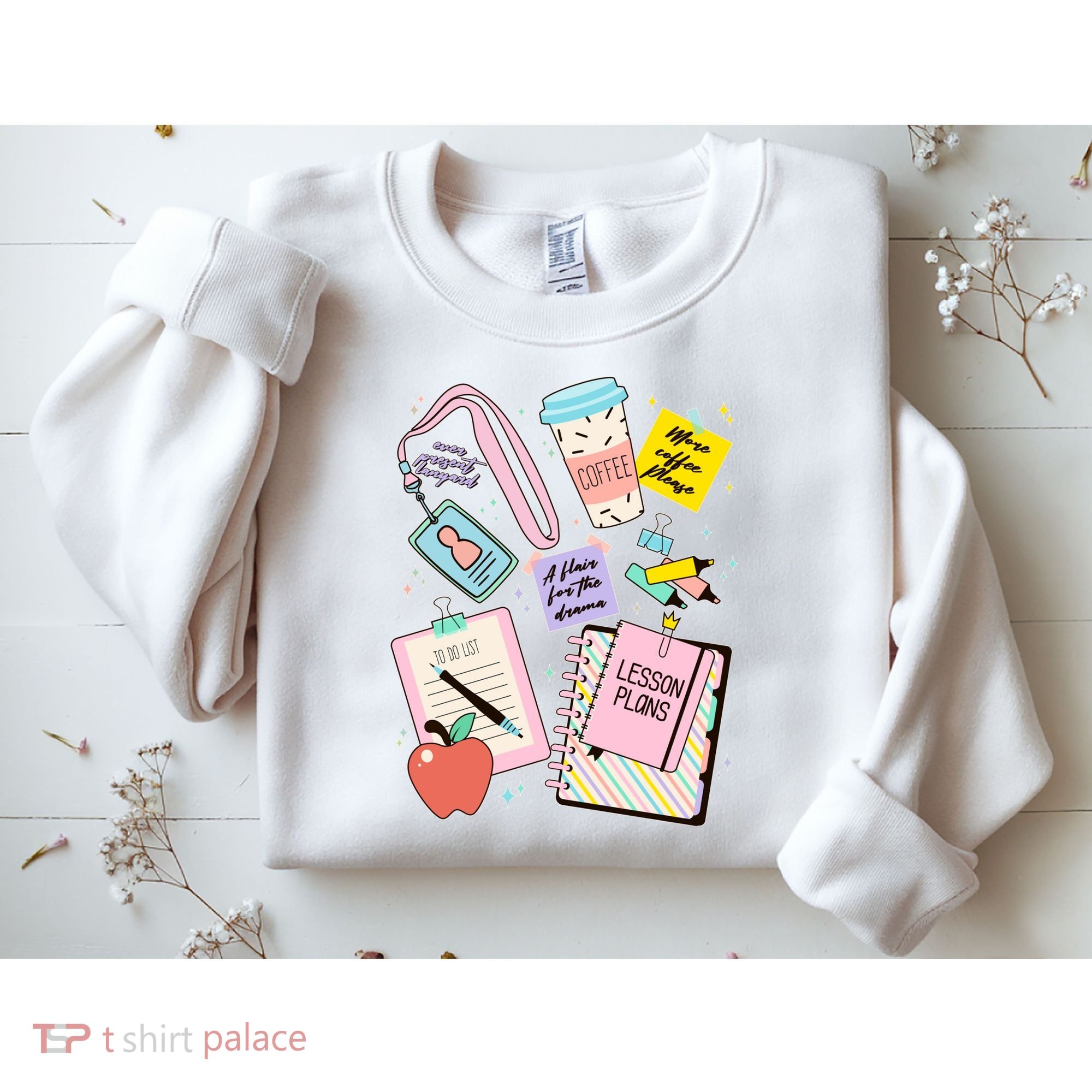 Cute Teacher Stuff School Life Sweatshirt