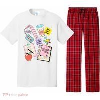 Cute Teacher Stuff School Life Pajama Set thumb 0