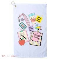 Cute Teacher Stuff School Life Golf Towel thumb 0
