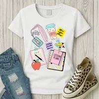 Cute Teacher Stuff School Life Women's T-Shirt thumb 3