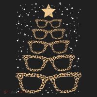 Christmas Tree Sunglasses Eyeglasses For Optometrist Xmas Funny Gift Women's Sweatshirt thumb 2