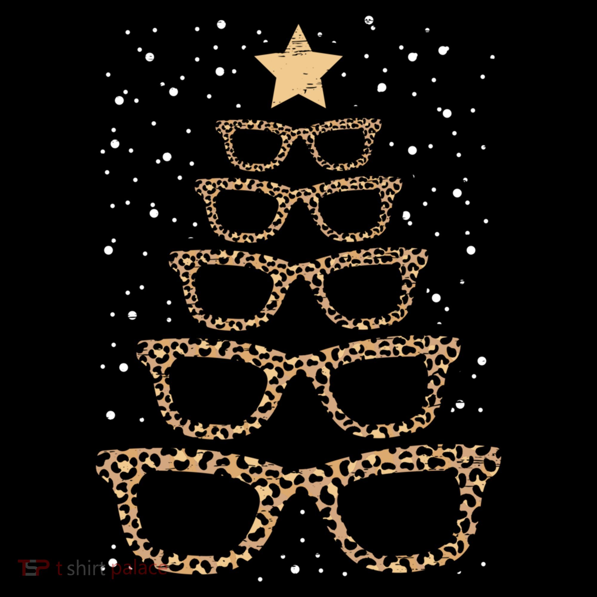 Christmas Tree Sunglasses Eyeglasses For Optometrist Xmas Funny Gift Coffee Mug