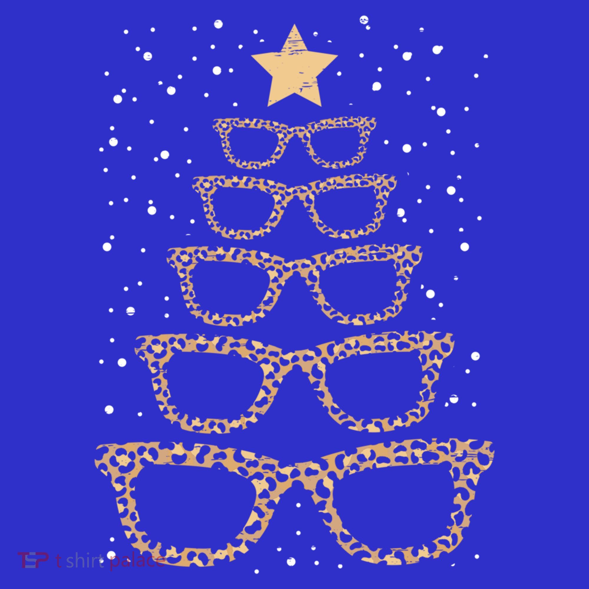 Christmas Tree Sunglasses Eyeglasses For Optometrist Xmas Funny Gift Long Sleeve Shirt