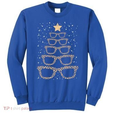 Christmas Tree Sunglasses Eyeglasses For Optometrist Xmas Funny Gift Sweatshirt