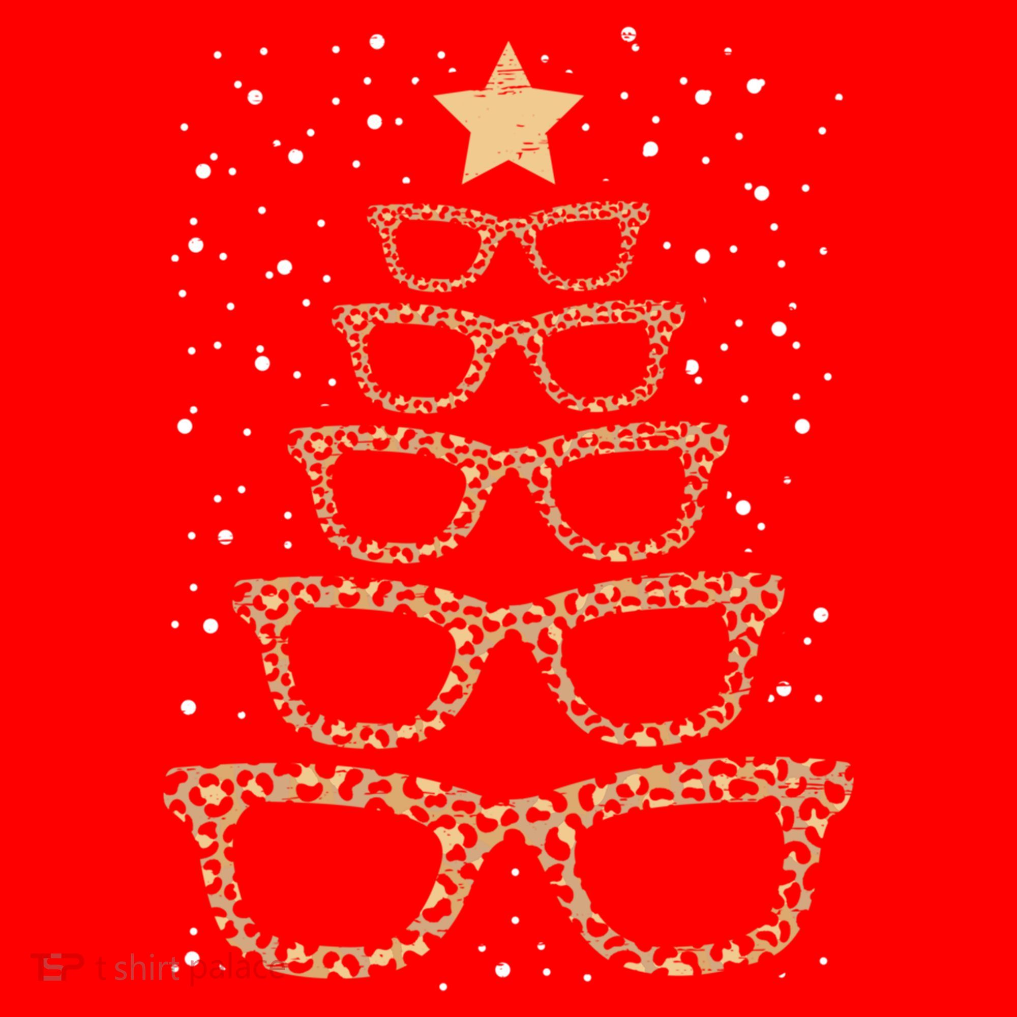 Christmas Tree Sunglasses Eyeglasses For Optometrist Xmas Funny Gift Santa Hat