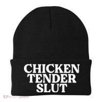 Chicken Tender Slut Funny Chicken Lover Gift Beanie thumb 0