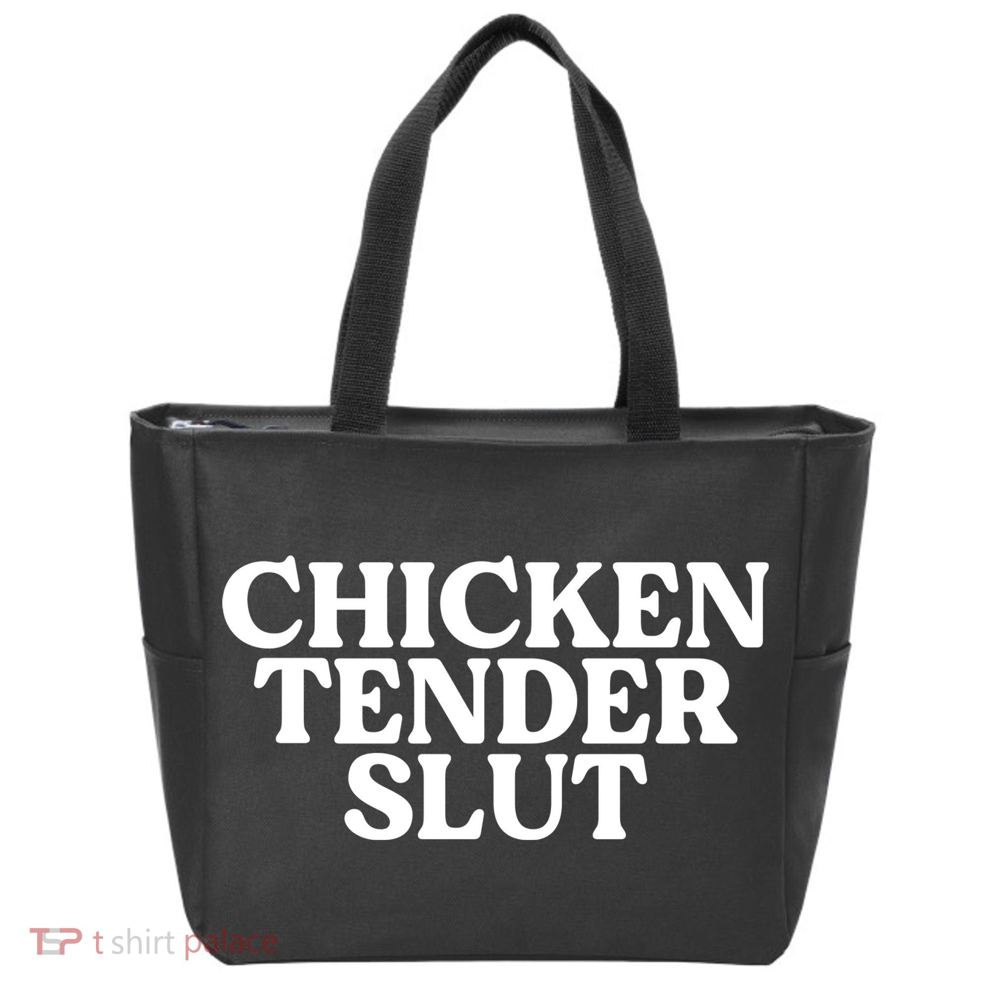 Chicken Tender Slut Funny Chicken Lover Gift Tote Bag