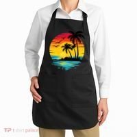 Coastal Tropical Sunset Beach Apron thumb 2