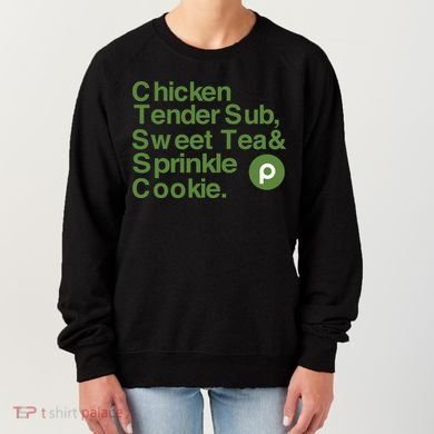 Chicken Tender Sub Sweet Tea Sprinkle Cookie Women's Sweatshirt
