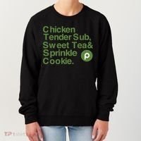 Chicken Tender Sub Sweet Tea Sprinkle Cookie Women's Sweatshirt thumb 0