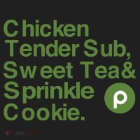 Chicken Tender Sub Sweet Tea Sprinkle Cookie Women's Sweatshirt thumb 2