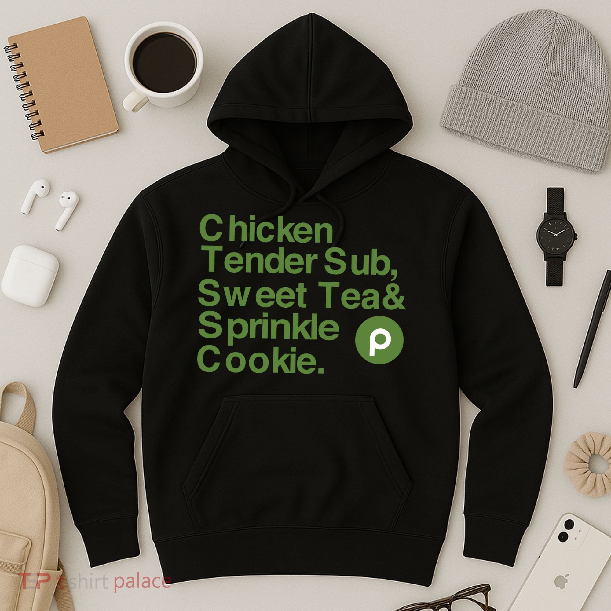 Chicken Tender Sub Sweet Tea Sprinkle Cookie Hoodie