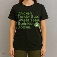 Chicken Tender Sub Sweet Tea Sprinkle Cookie T-Shirt thumb 4