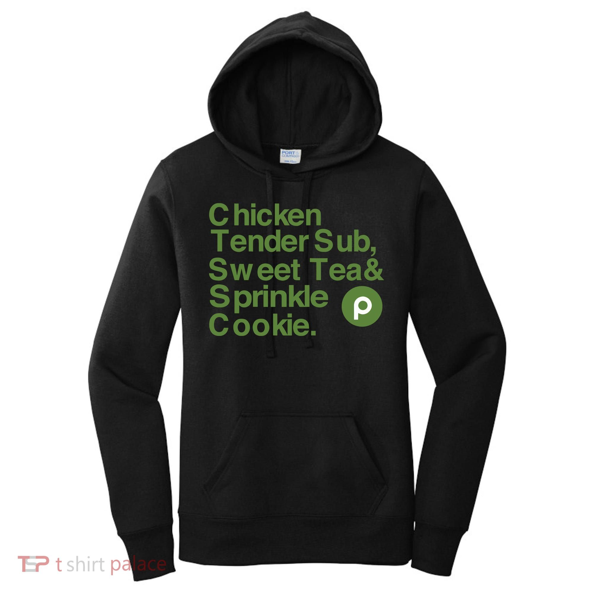 Chicken Tender Sub Sweet Tea Sprinkle Cookie Women's Hoodie
