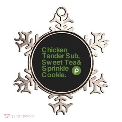 Chicken Tender Sub Sweet Tea Sprinkle Cookie Ornament