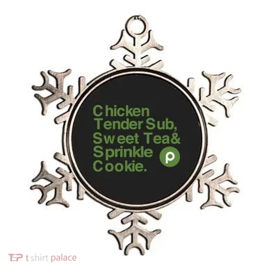 Chicken Tender Sub Sweet Tea Sprinkle Cookie Ornament