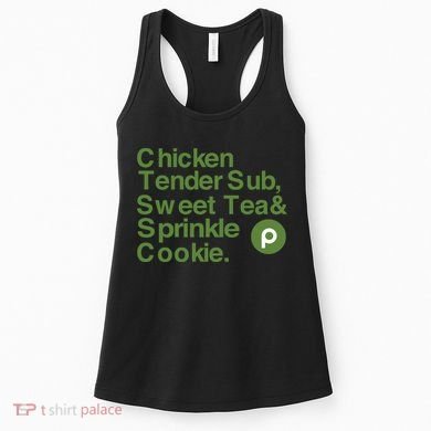 Chicken Tender Sub Sweet Tea Sprinkle Cookie Women's Tank Top