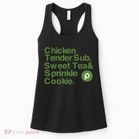Chicken Tender Sub Sweet Tea Sprinkle Cookie Women's Tank Top thumb 0