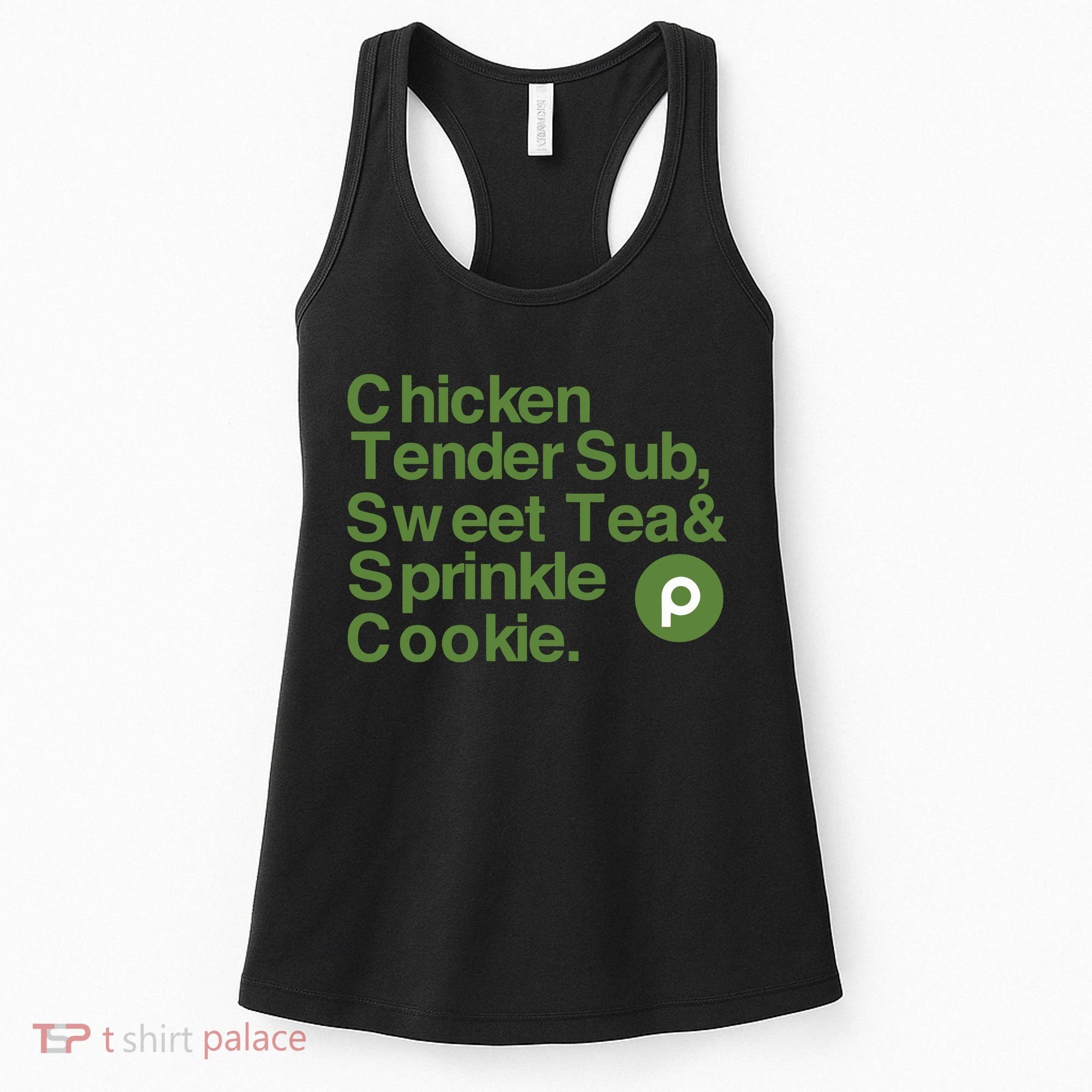 Chicken Tender Sub Sweet Tea Sprinkle Cookie Women's Tank Top