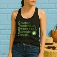 Chicken Tender Sub Sweet Tea Sprinkle Cookie Women's Tank Top thumb 2