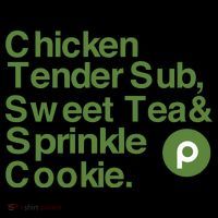 Chicken Tender Sub Sweet Tea Sprinkle Cookie Baby Bodysuit thumb 2
