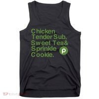 Chicken Tender Sub Sweet Tea Sprinkle Cookie Tank Top thumb 0