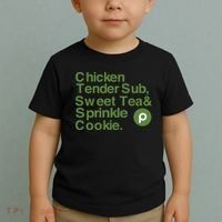 Chicken Tender Sub Sweet Tea Sprinkle Cookie Toddler T-Shirt thumb 2