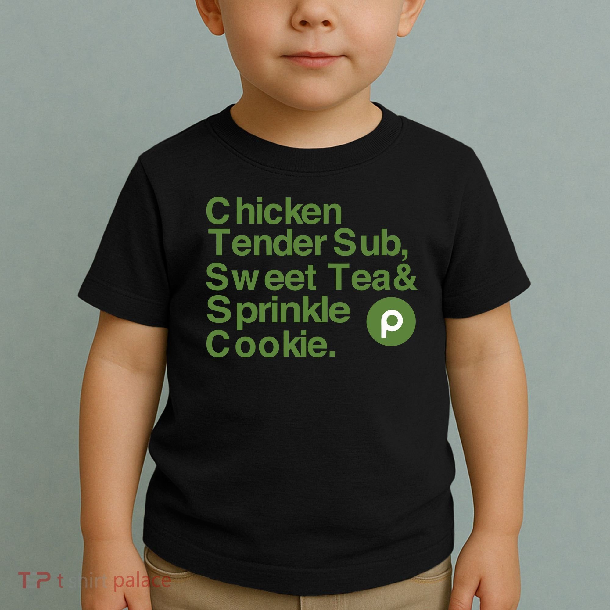 Chicken Tender Sub Sweet Tea Sprinkle Cookie Toddler T-Shirt