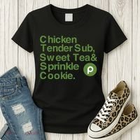 Chicken Tender Sub Sweet Tea Sprinkle Cookie Women's T-Shirt thumb 3