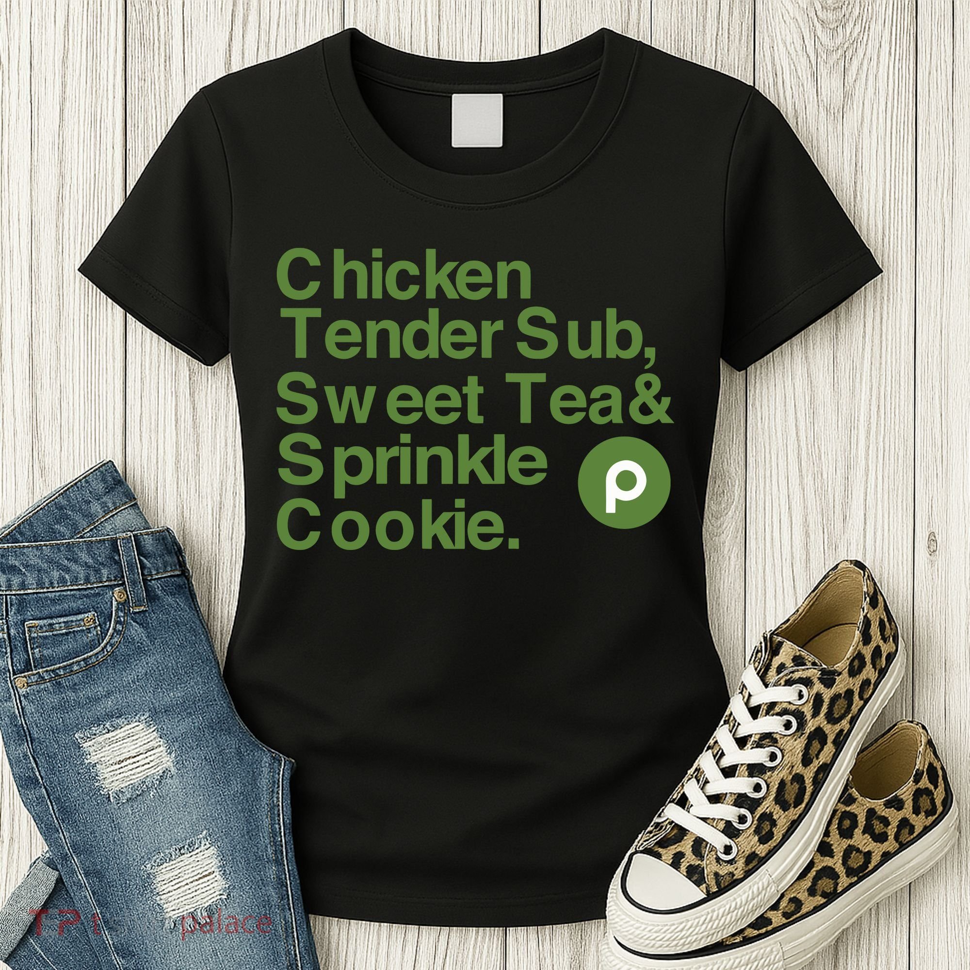Chicken Tender Sub Sweet Tea Sprinkle Cookie Women's T-Shirt