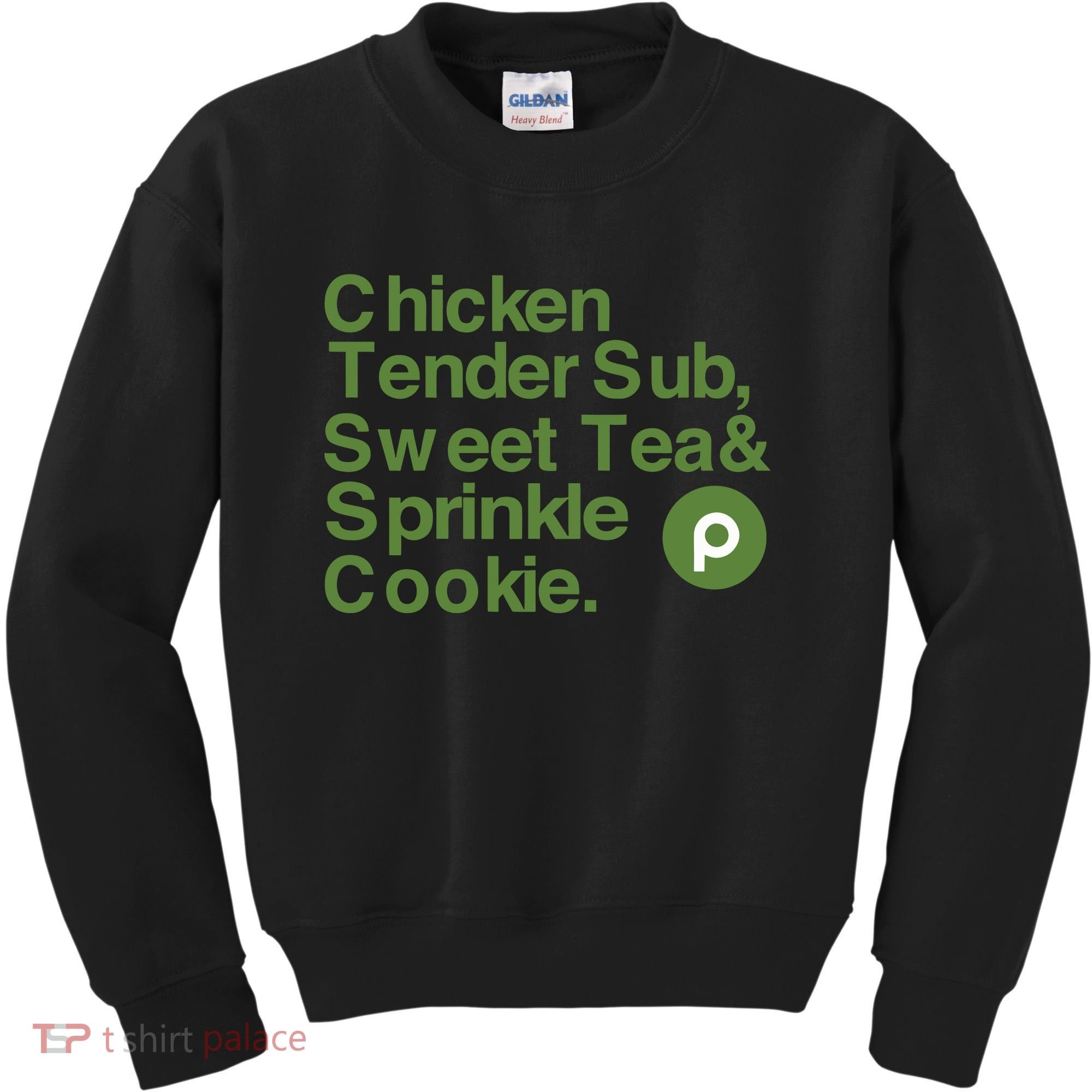 Chicken Tender Sub Sweet Tea Sprinkle Cookie Kids Sweatshirt