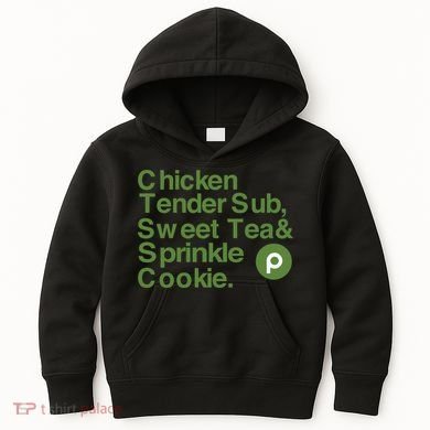Chicken Tender Sub Sweet Tea Sprinkle Cookie Kids Hoodie