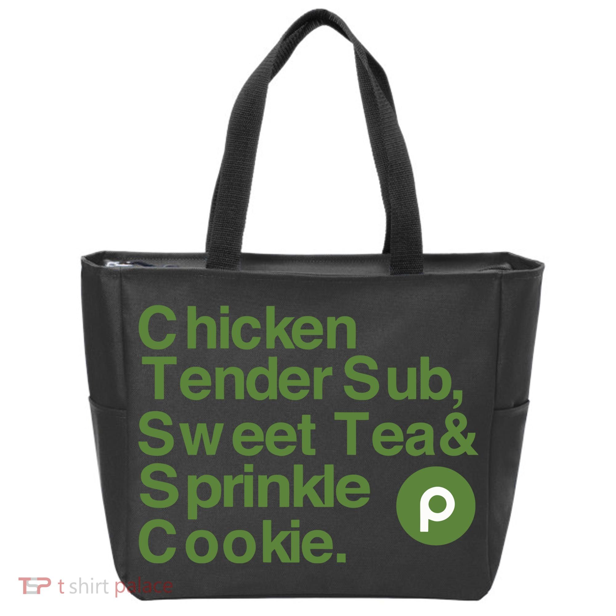 Chicken Tender Sub Sweet Tea Sprinkle Cookie Tote Bag