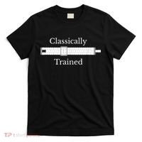 Classically Trained Slide Rule Mechanical Analog Calculator T-Shirt thumb 0