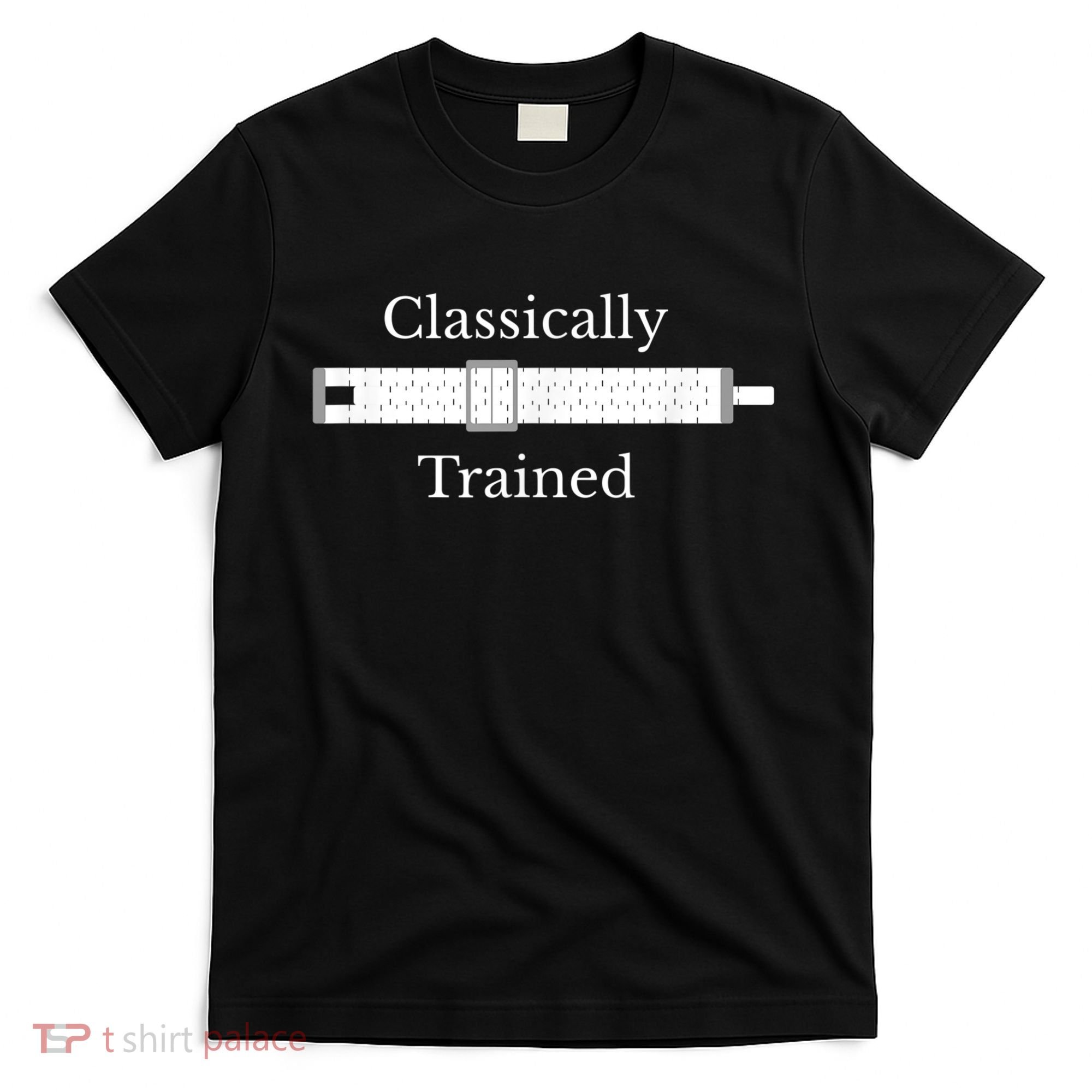 Classically Trained Slide Rule Mechanical Analog Calculator T-Shirt
