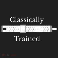 Classically Trained Slide Rule Mechanical Analog Calculator Beanie thumb 2