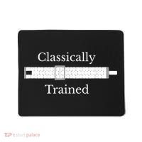 Classically Trained Slide Rule Mechanical Analog Calculator Mousepad thumb 0
