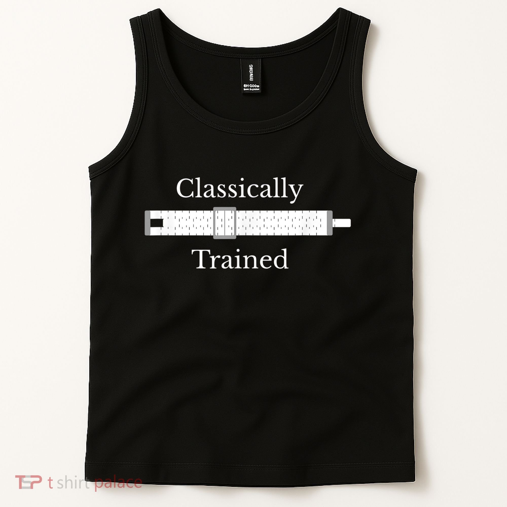 Classically Trained Slide Rule Mechanical Analog Calculator Tank Top
