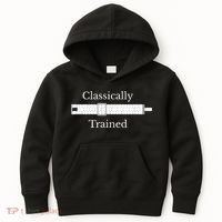 Classically Trained Slide Rule Mechanical Analog Calculator Kids Hoodie thumb 0