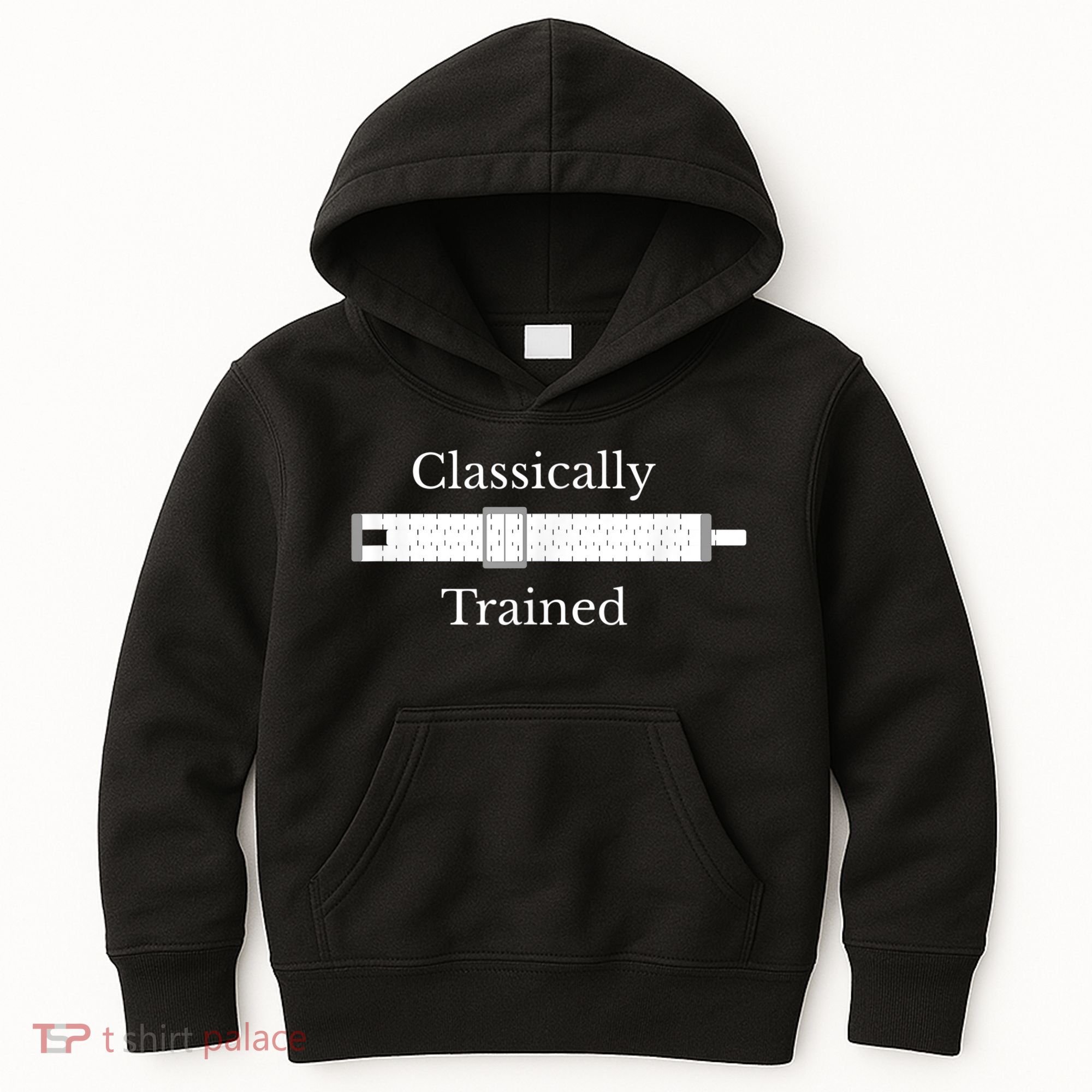 Classically Trained Slide Rule Mechanical Analog Calculator Kids Hoodie