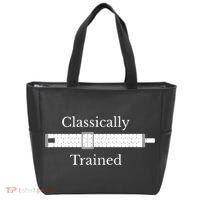 Classically Trained Slide Rule Mechanical Analog Calculator Tote Bag thumb 0