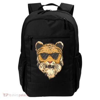 Cool Tiger Sunglasses Retro Backpack