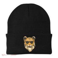 Cool Tiger Sunglasses Retro Beanie thumb 0