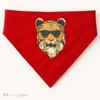Cool Tiger Sunglasses Retro USA-Made Doggie Bandana thumb 0