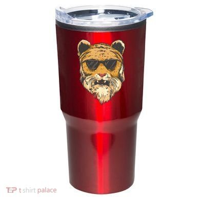 Cool Tiger Sunglasses Retro Tumbler