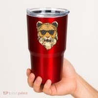 Cool Tiger Sunglasses Retro Tumbler thumb 2