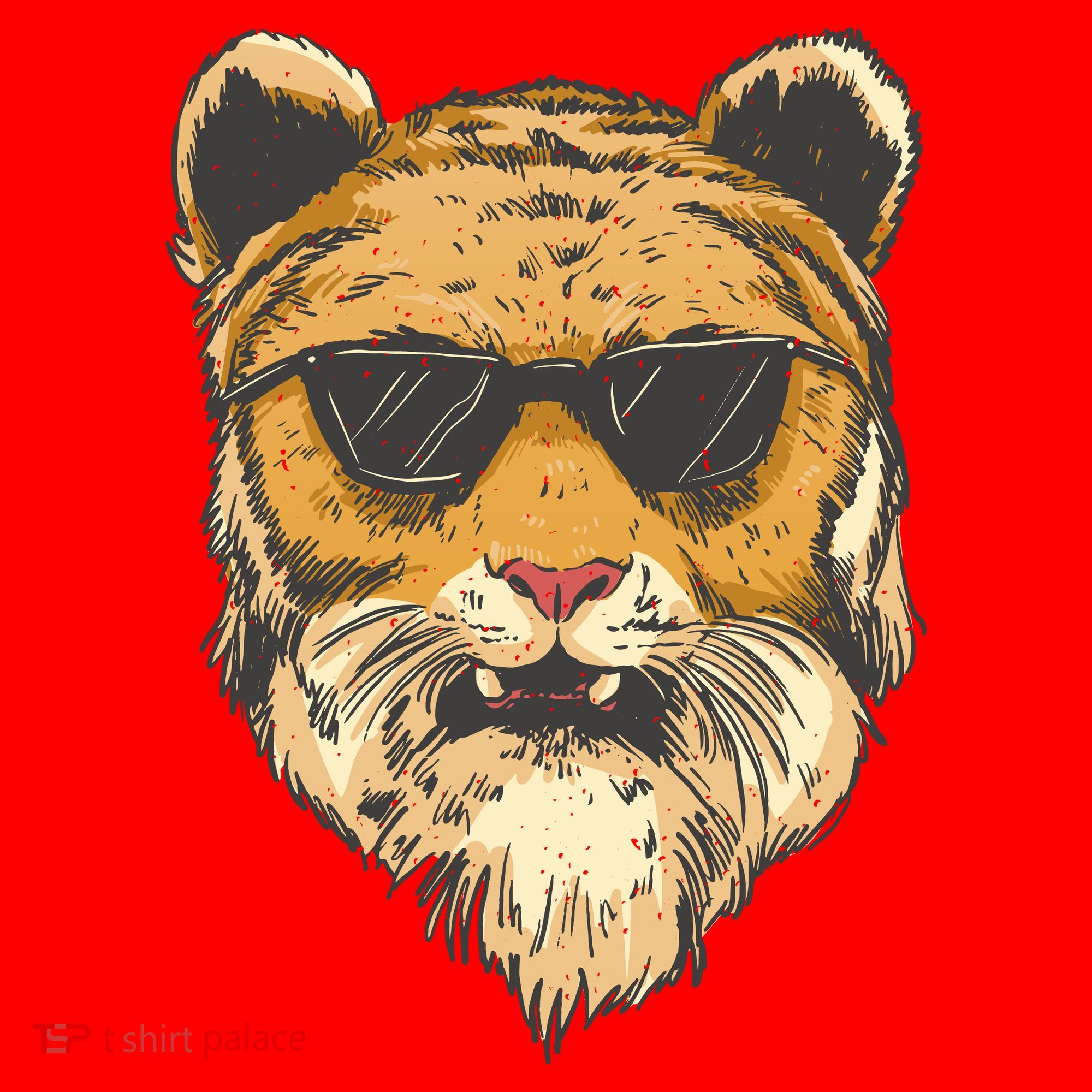 Cool Tiger Sunglasses Retro Tumbler