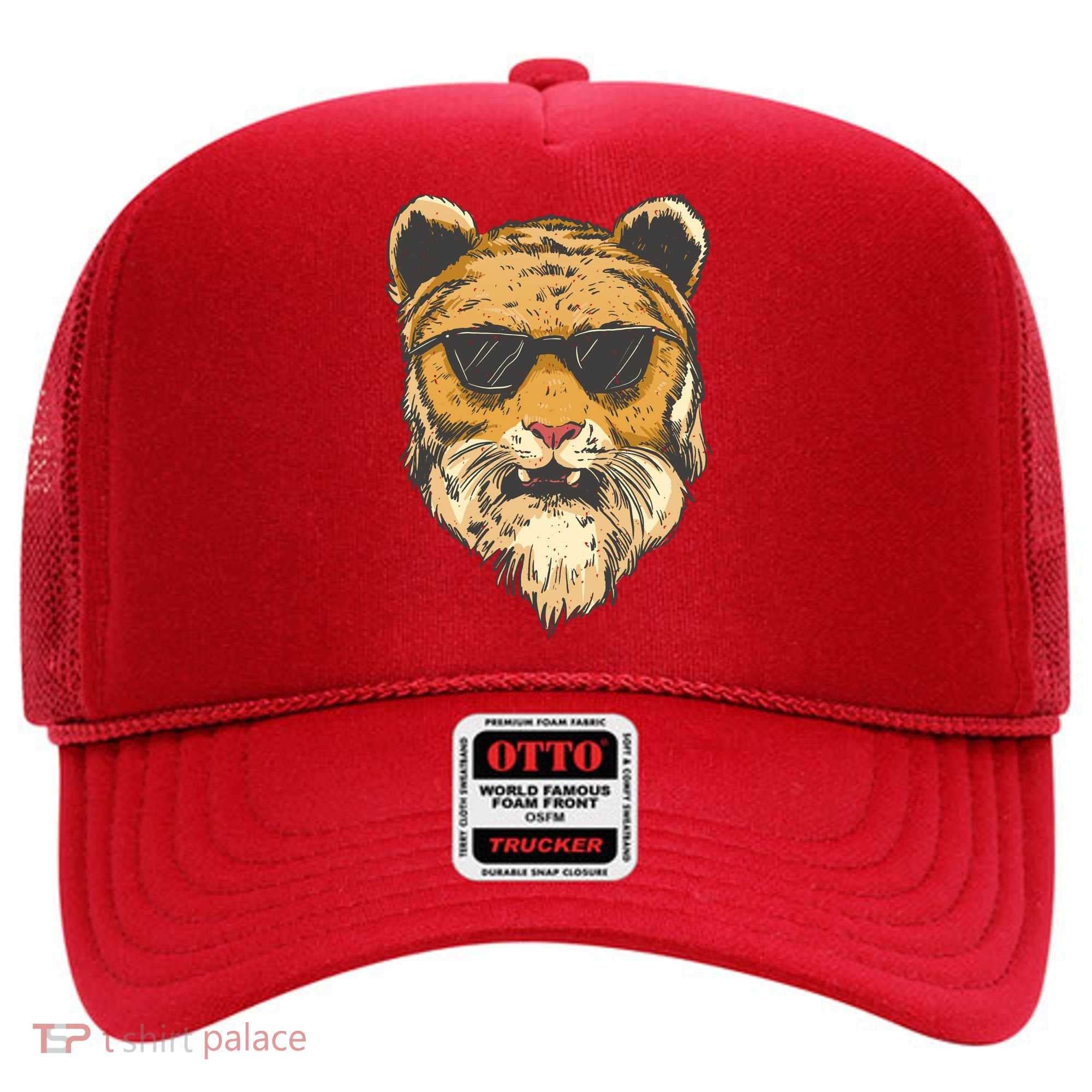 Cool Tiger Sunglasses Retro Hat