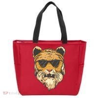 Cool Tiger Sunglasses Retro Tote Bag thumb 0